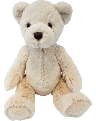 Pluche knuffel dieren teddy beer beige 32 cm