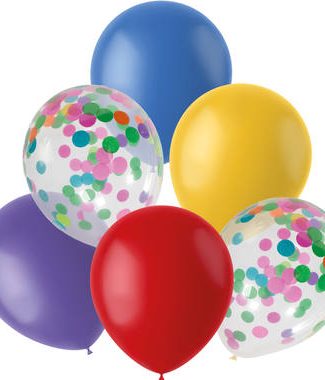 Ballonnen Mix Color Pop  - 6stk