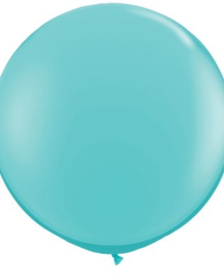 Caribbean Blauwe Ballon 90cm - per stuk