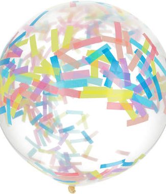 XL Confetti Ballon Candy Pastel