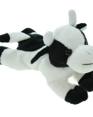 Pluche knuffel dieren Koe van 19 cm