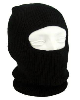 Skimuts - zwart - one size - warme muts - balaclava / bivakmuts / wintersport