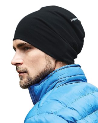 Wintermuts Oslo - zwart/wit- volwassenen - Katoen/Elasthan - sport muts beanie - gebreid