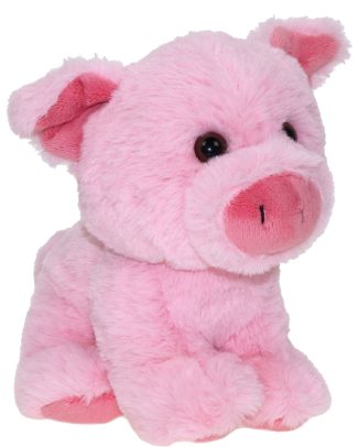 Pluche knuffel dieren Varken van 19 cm