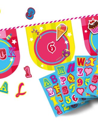 Cake&Candy Letterslinger Stickers- 4mtr
