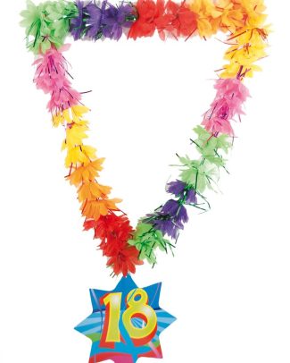 18 Jaar Hawaii Krans Tinsels