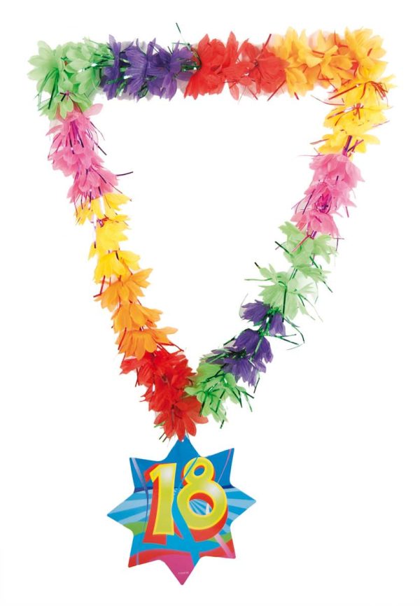 18 Jaar Hawaii Krans Tinsels