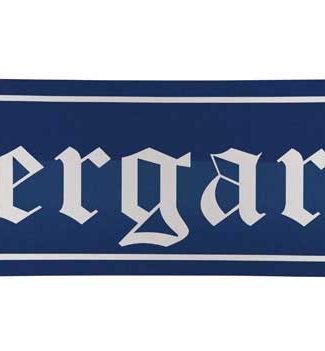 Spandoek Biergarten 180x40cm