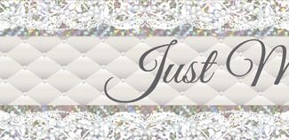 Just Married Foliebanier - 2,5 meter
