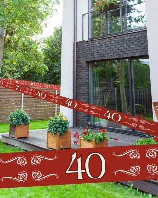 40 Jaar Jubileum Afzetlint - 15 meter
