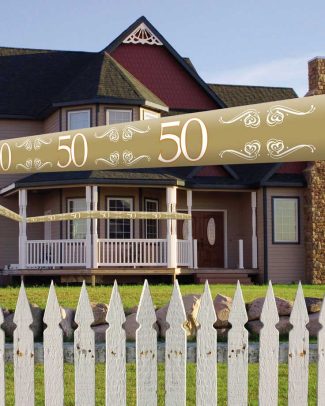 50 Jaar Jubileum Afzetlint - 15 meter