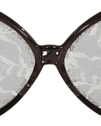 Zwarte Bril met Sexy Wit Kant