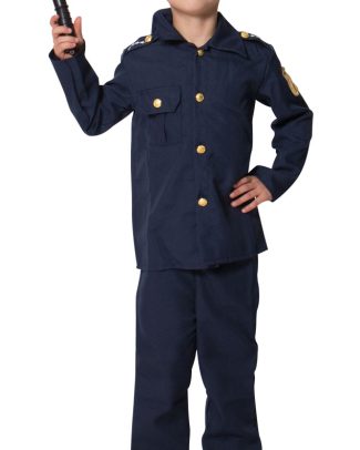 Politie Pak Jongens 3-delig - Maat S - 98-116 - 3-5 jaar