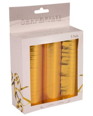 Serpentines Metallic Goud