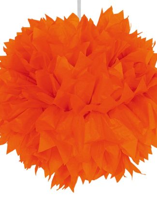 Pompom oranje 30cm