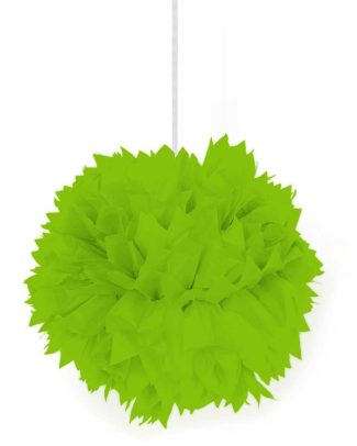 Pompom lime groen 30cm