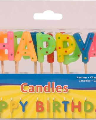 Kaarsjes Happy Birthday