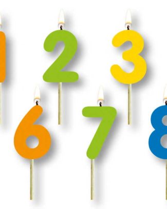 Kaarsjes Set 0 tot 9 Jaar