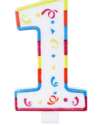 XL kaars 1 jaar met houder