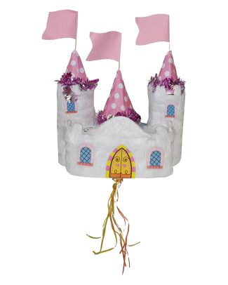 Pinata kasteel - van papier - 30 x 28 x 18 cm - verjaardag