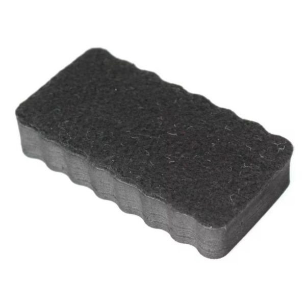 Kangaro Magnetische memobord whiteboard wisser - 10 x 5.5 cm - zwart -
