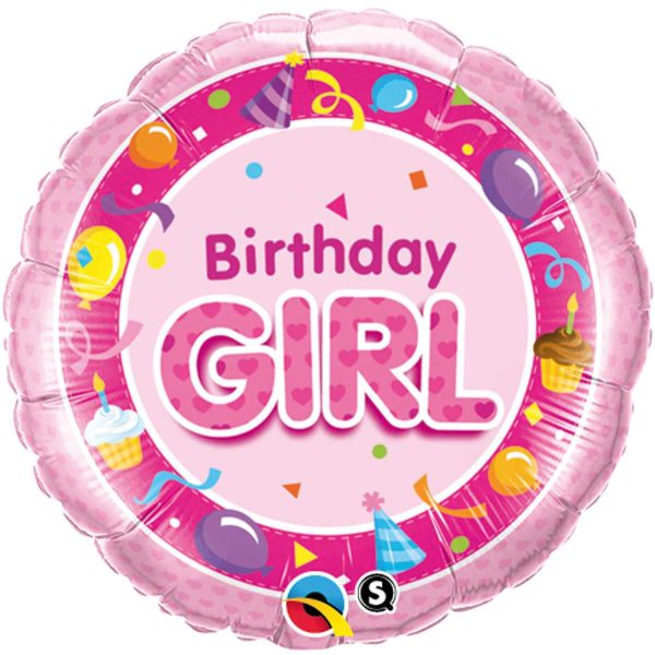 Birthday girl ballon - 46cm
