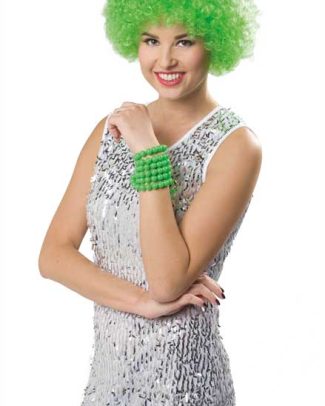 Afropruik neon groen