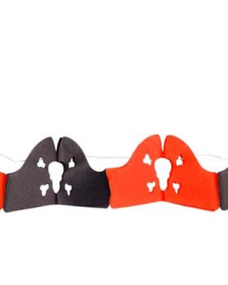 Mini slinger papier piratensteek - 2 meter