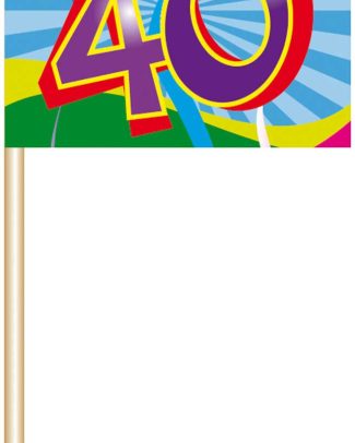 40 Jaar Prikkers Swirls - 50 stuks