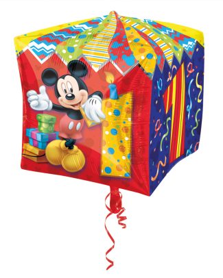 Cubez Mickey Mouse 1 Jaar Folieballon