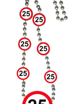 25 Jaar Verkeersbord Ketting