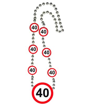 40 Jaar Verkeersbord Ketting