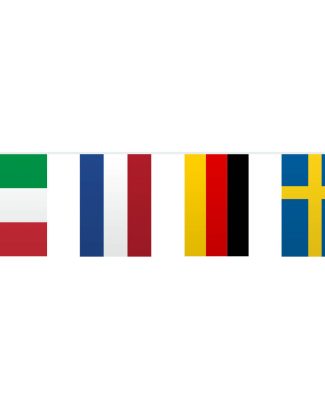 Vlaggenlijn Europa Vierkant - 10 meter
