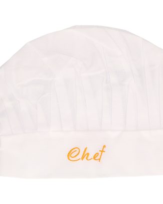 Koksmuts Chef - wit - papier - volwassenen - B29 x H25 cm
