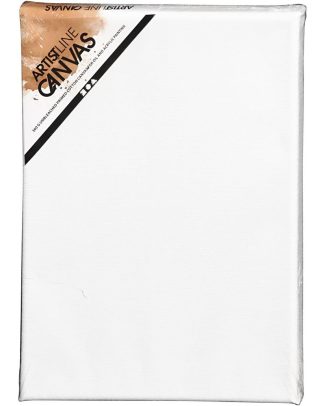 4x stuks schilders doeken van canvas 18 x 24 cm -