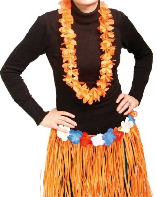 Oranje Hawaii Rokje 45cm