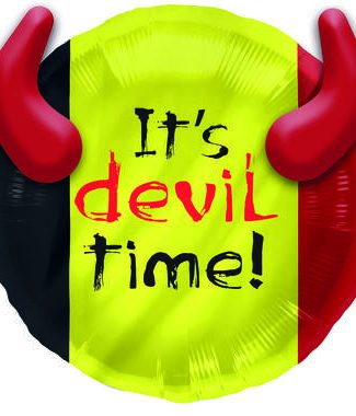 Folieballon 3D It's Devil Time - 56cm