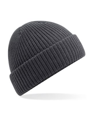 Beanie wintermuts - grafiet grijs - 100% acryl - dames - extra warm