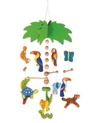 Baby mobiel jungle dieren
