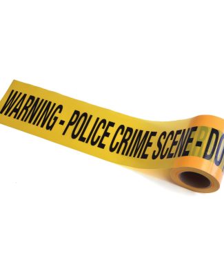 Crime Scene Warning afzetlint/markeerlint - 30 meter - Markeerlinten - Politie/Crime themafeest