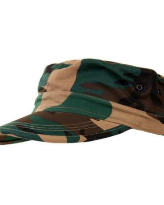 Woodland camouflage army cap kids
