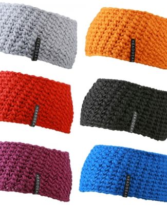 Gekleurde beanie hoofdbanden