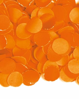 Carnaval strooi confetti oranje - papier - 100 gram - feest decoratie confetti