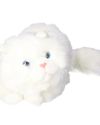 Pluche Perzische Colourpoint katten/poezen knuffel creme 30 cm