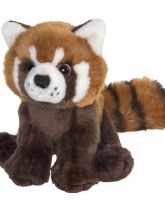 Nature Planet Pluche Rode Panda knuffel - 18 cm - dieren knuffels