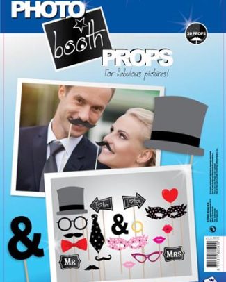 Photobooth Props Huwelijk - 20stk