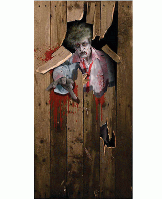 Deurversiering poster zombie 182 cm