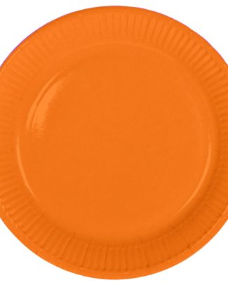 Oranje Borden 23cm - 8 stuks