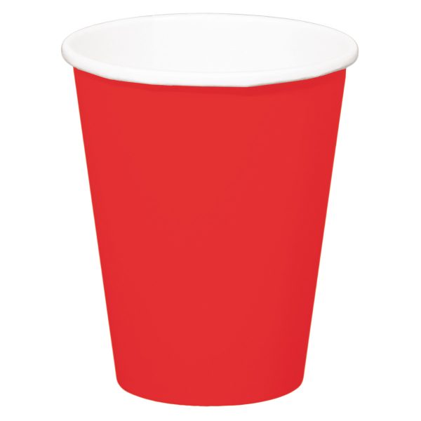 Rode Bekers 350ml - 8 stuks