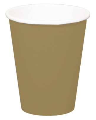 Goudkleurige Bekers 350ml - 8 stuks